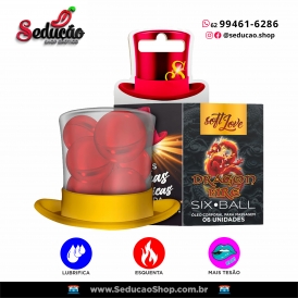 BOLINHA SIX BALL DRAGON FIRE - 6 UND