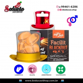 BOLINHA SIX BALL BLACKOUT - 6 UND